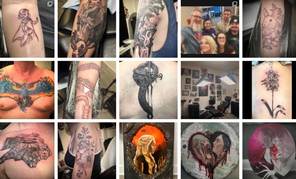 Image to represent tattoo artwork search and research